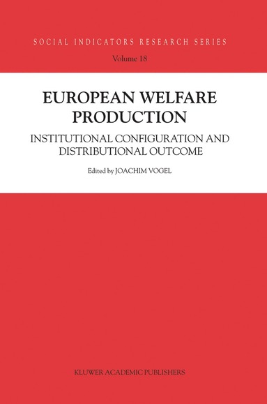 bokomslag European Welfare Production