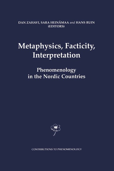 D. Zahavi, Sara Heinämaa, Hans Ruin - Metaphysics, Facticity, Interpretation, Häftad