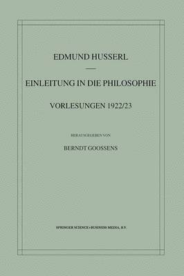 bokomslag Einleitung in die Philosophie