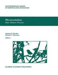 bokomslag Microevolution Rate, Pattern, Process