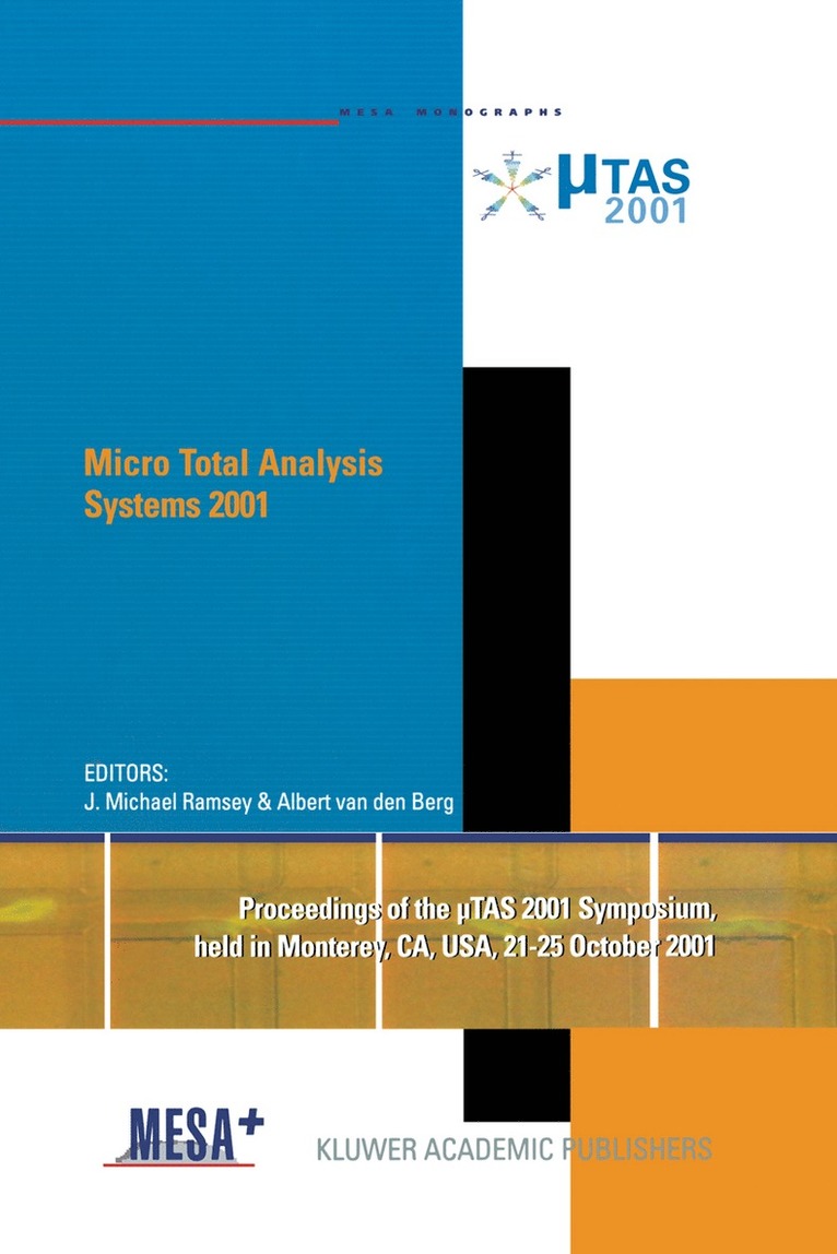 J. Michael Ramsey, Albert van den Berg, Albert Van Den Berg, Albert Van Den Berg - Micro Total Analysis Systems 2001, Häftad