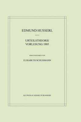 Urteilstheorie Vorlesung 1905 1