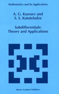 bokomslag Subdifferentials