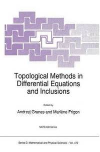 bokomslag Topological Methods in Differential Equations and Inclusions
