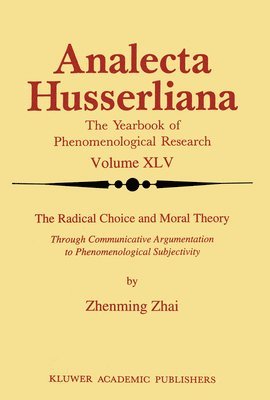 bokomslag Radical Choice and Moral Theory