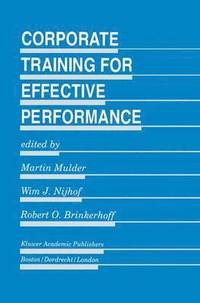 bokomslag Corporate Training for Effective Performance