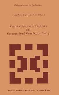 bokomslag Algebraic Systems of Equations and Computational Complexity Theory