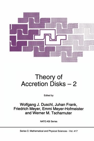Wolfgang J. Duschl, Juhan Frank, F. Meyer, Emmi Meyer-Hofmeister, Werner M. Tscharnuter - Theory of Accretion Disks 2, Häftad