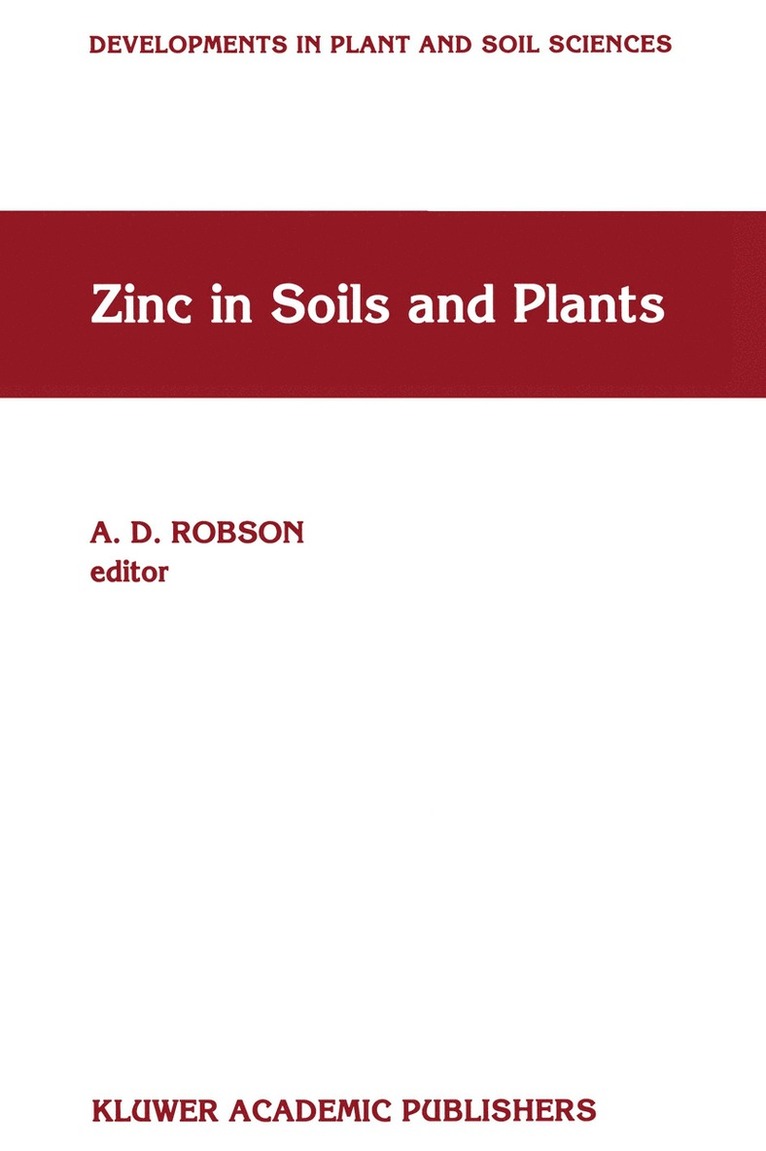 Zinc in Soils and Plants 1