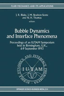 Bubble Dynamics and Interface Phenomena 1