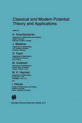 bokomslag Classical and Modern Potential Theory and Applications