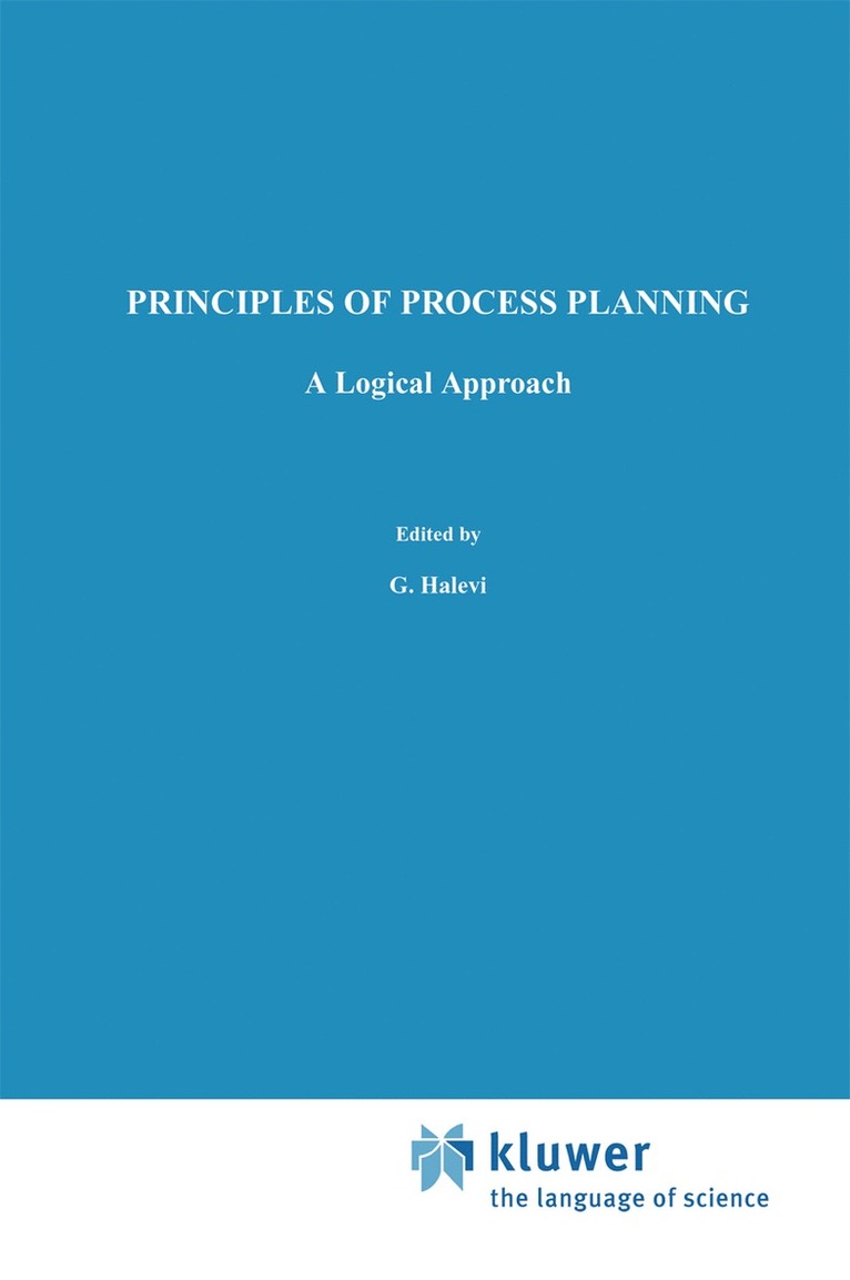 Principles of Process Planning
