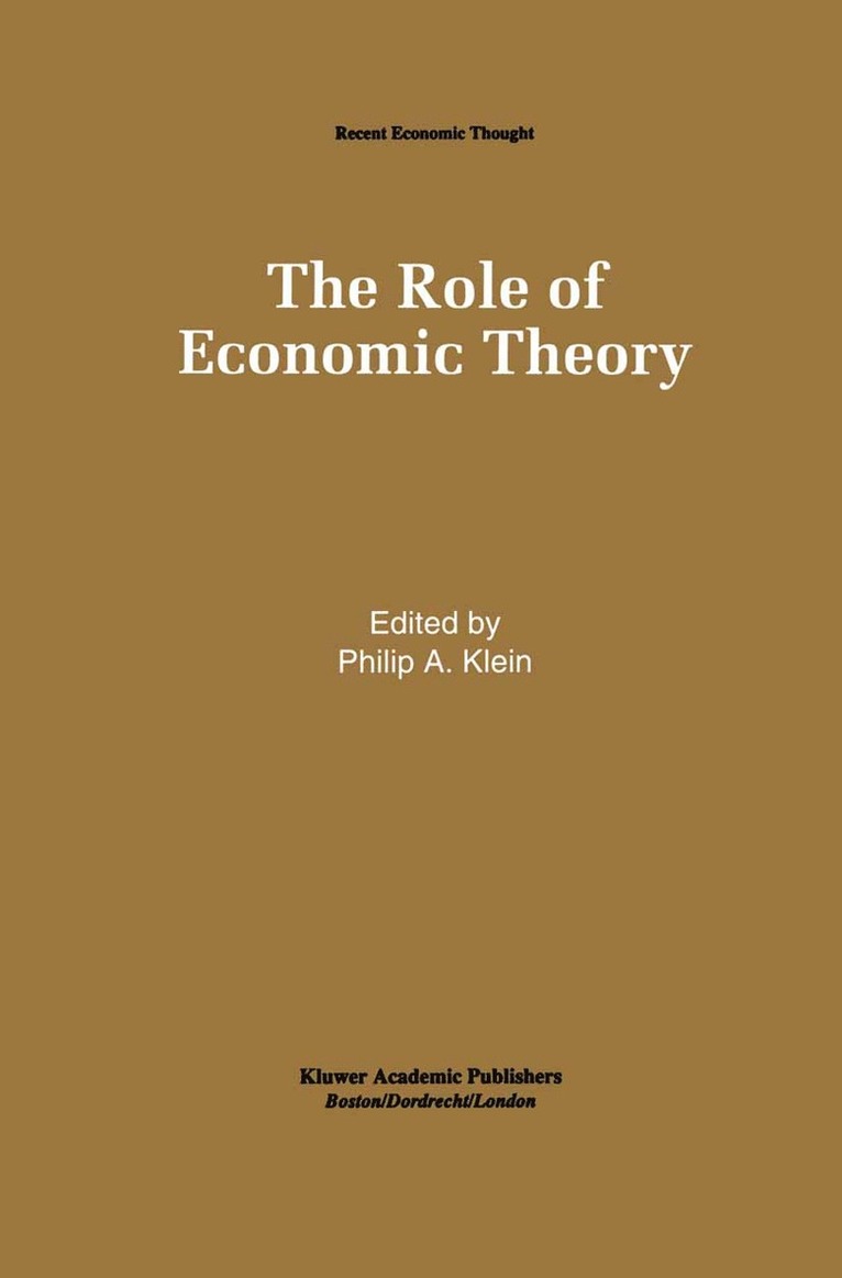Role of Economic Theory