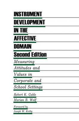 bokomslag Instrument Development in the Affective Domain