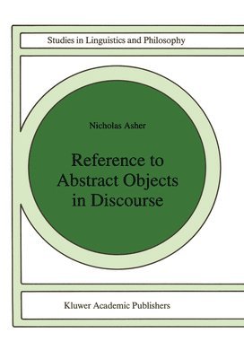 bokomslag Reference to Abstract Objects in Discourse