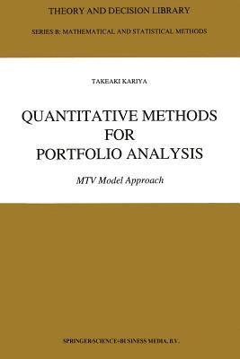 bokomslag Quantitative Methods for Portfolio Analysis