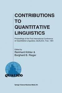 bokomslag Contributions to Quantitative Linguistics