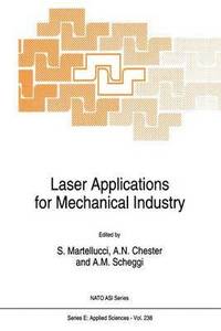 bokomslag Laser Applications for Mechanical Industry