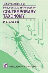 bokomslag Principles and Techniques of Contemporary Taxonomy
