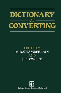 bokomslag Dictionary of Converting