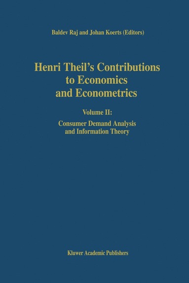 bokomslag Henri Theil's Contributions to Economics and Econometrics