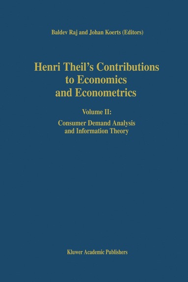 bokomslag Henri Theils Contributions to Economics and Econometrics