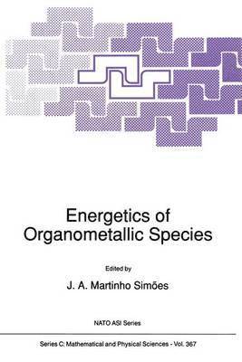 José A. Martinho Simões, José a. Martinho Simões - Energetics of Organometallic Species, Häftad