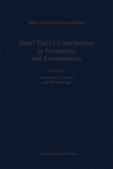 bokomslag Henri Theil's Contributions to Economics and Econometrics