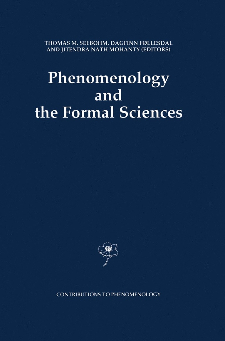 Phenomenology and the Formal Sciences 1