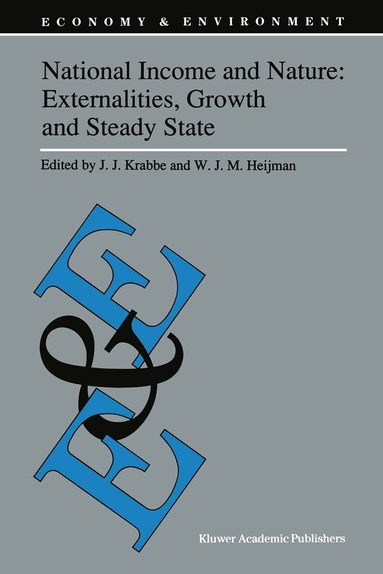 J.J. Krabbe, Wim Heijman - National Income and Nature: Externalities, Growth and Steady State, Häftad