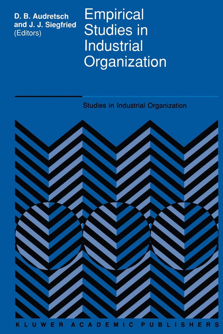 Empirical Studies in Industrial Organization 1