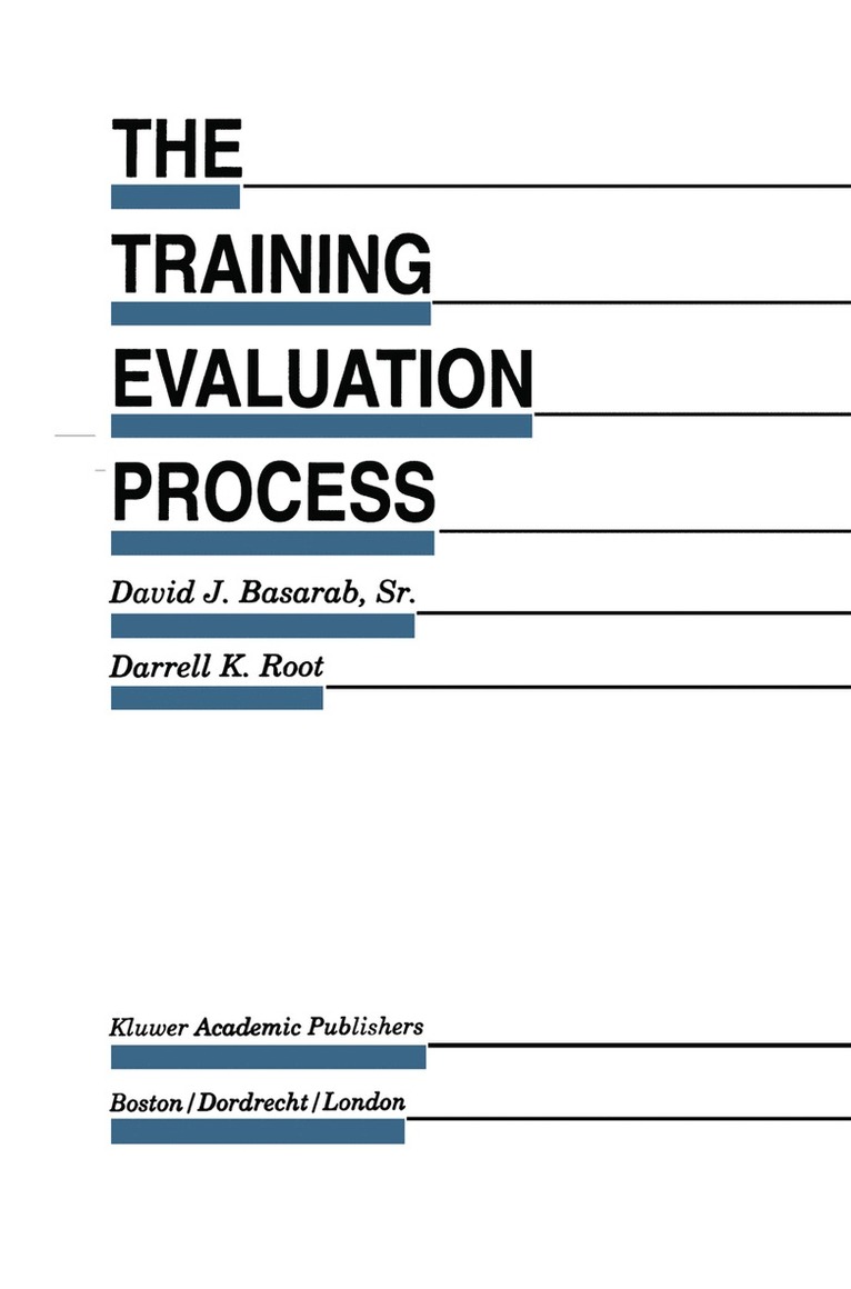 David J. Basarab Sr., Darrell K. Root, David J. Basarab Sr - Training Evaluation Process, Häftad