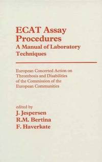 bokomslag ECAT Assay Procedures A Manual of Laboratory Techniques