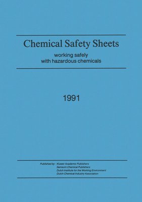 bokomslag Chemical Safety Sheets