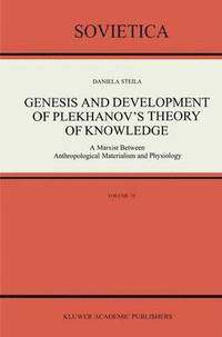 bokomslag Genesis and Development of Plekhanovs Theory of Knowledge