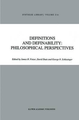 Definitions and Definability: Philosophical Perspectives 1