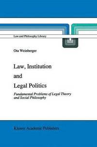 bokomslag Law, Institution and Legal Politics