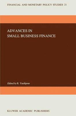 Advances in Small Business Finance 1