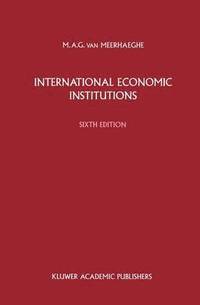 bokomslag International Economic Institutions