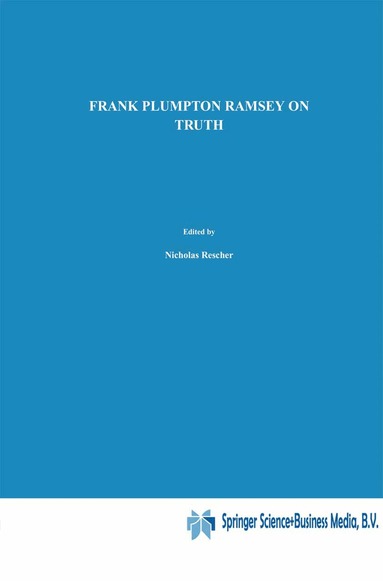 Frank Plumpton Ramsey, N. Rescher, Ulrich Majer - On Truth, Häftad
