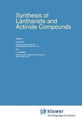 bokomslag Synthesis of Lanthanide and Actinide Compounds