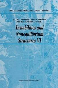 bokomslag Instabilities and Nonequilibrium Structures VI