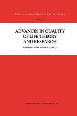 bokomslag Advances in Quality of Life Theory and Research