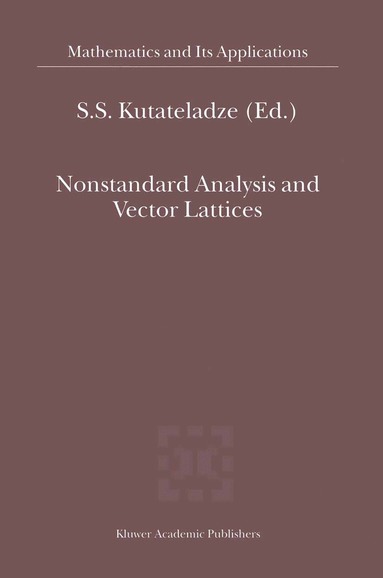 bokomslag Nonstandard Analysis and Vector Lattices