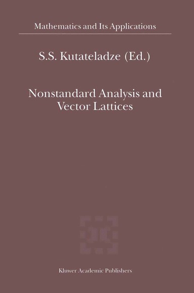 bokomslag Nonstandard Analysis and Vector Lattices