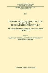 bokomslag Judaeo-Christian Intellectual Culture in the Seventeenth Century