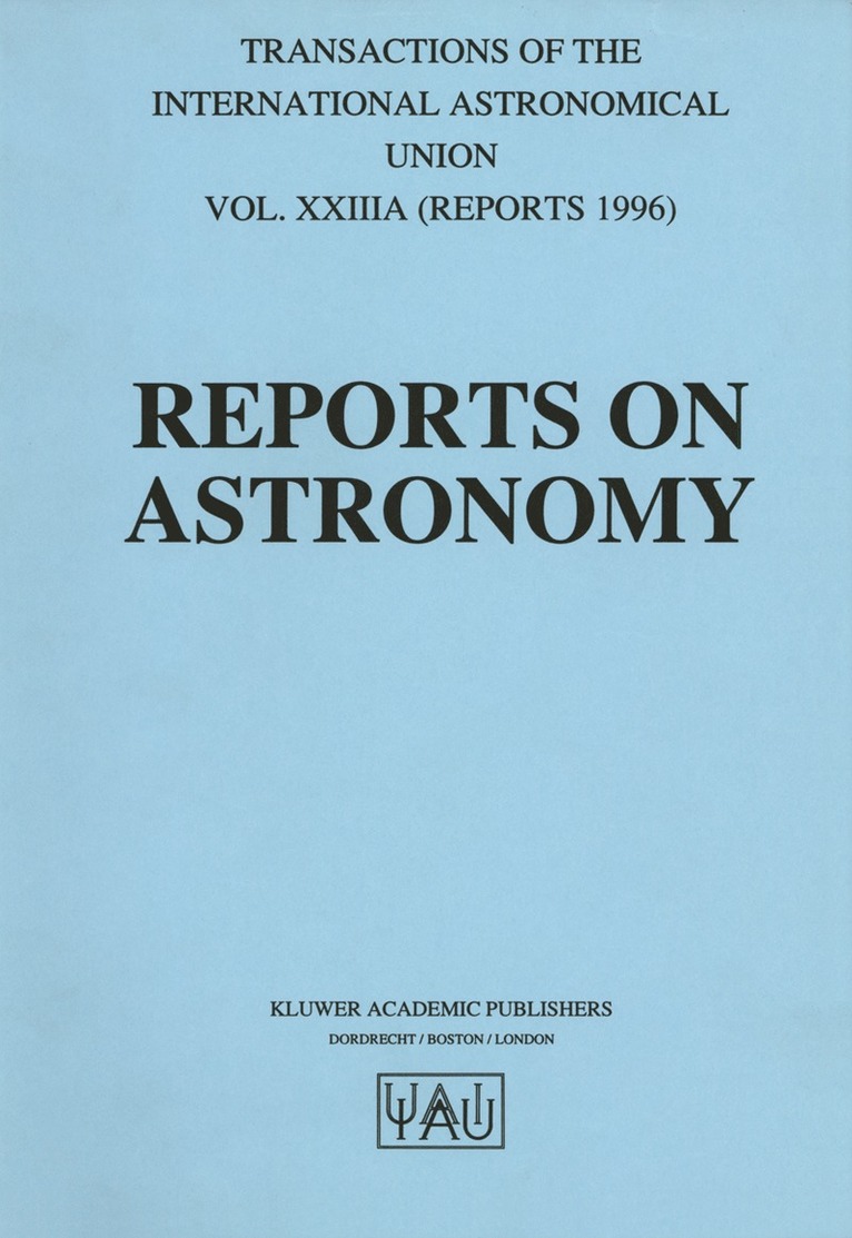 Reports on Astronomy 1