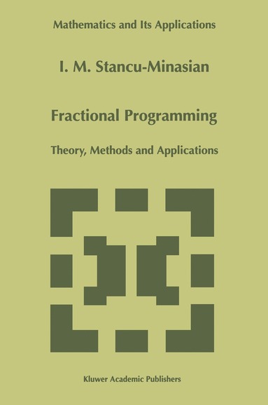 bokomslag Fractional Programming