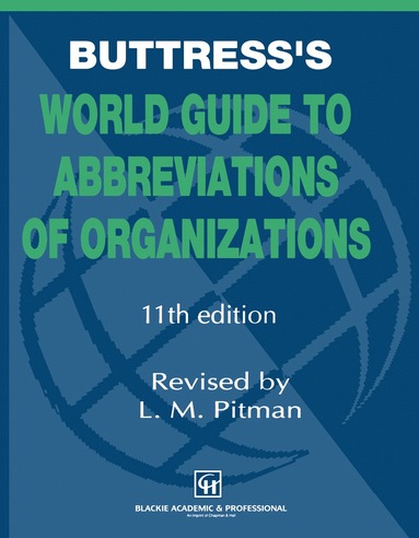 bokomslag Buttress's World Guide to Abbreviations of Organizations