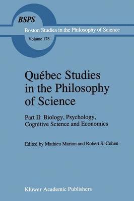 Qubec Studies in the Philosophy of Science 1